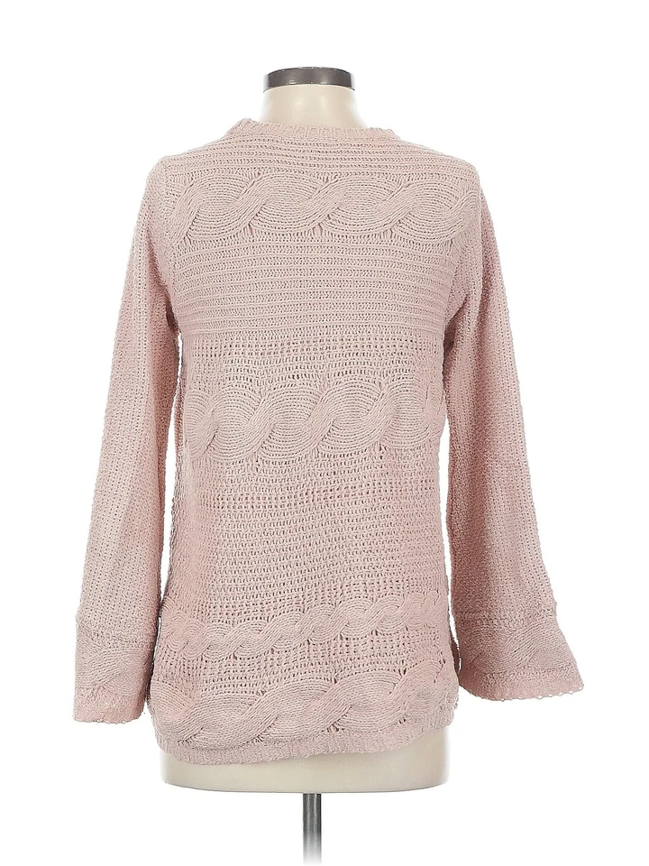 Suéter pulôver feminino Heather B rosa XS - Imagem 2 de 4