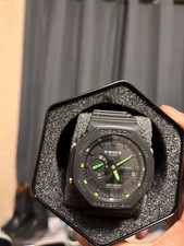 Casio G-SHOCK Analog-Digital Black/Green 200m...