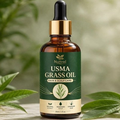 Usma Grass Oil Thinning Hair Loss Treatments Men and Women Hair Care - 30ml x 1