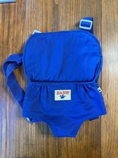 Build-a-Bear Workshop Blue Plush Soft Doll Stuffed Animal Backpack Carrier BABW
