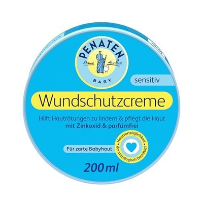 PENATEN Wound Protection Cream with Zinc Oxide for Diaper Area 200 ml