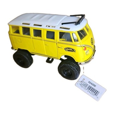 NEW Yellow Volkswagen Van Samba Off Road VW Bus 4x4 Rebels 1/40 Collectible