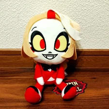 Hazbin Hotel Charlie Morningstar Sitting Plush Toy ROUND1 Limited Edition New JP