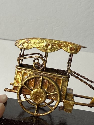 Philippine Handmade Sculpture Die Cast Metal KALESA Souvenir Collectible New - Picture 7 of 13