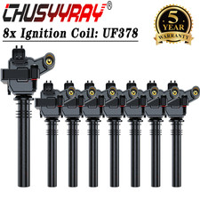 8x 2026 NEW Ignition Coil UF378 For 2005 Jeep Grand Cherokee 5.7L V8