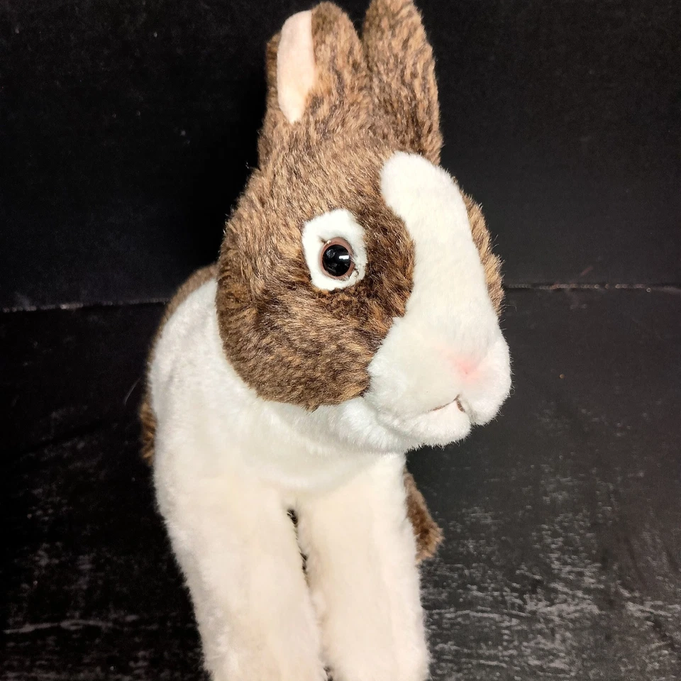 Ganz Webkinz Signature Dutch Bunny Rabbit Realistic Brown White Plush No Code - Image 4 of 4