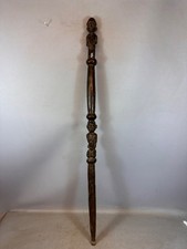 250976 - Old Rare African Wooden Yombe Mwaala Chief Staff - Congo.