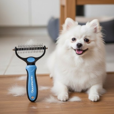 EquiGroomer Deshedding Brush for Dogs and Cats | Undercoat 5, Blue