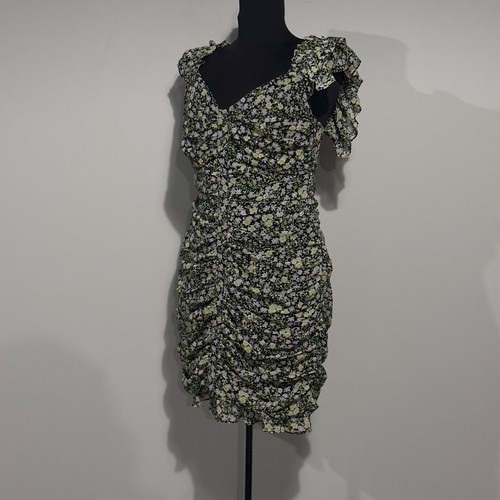 ASTR Ditzy Daisy Ruched Floral Mini Floral Dress... Size Large FairyGrunge Whimsy - Bild 6 von 14