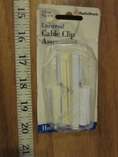 pkg of 10 RadioShack model # 278-1681 Universal Cable Clip Assortment free ship!