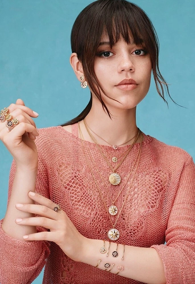 MODE FASHION JENNA ORTEGA DIOR JEWELRY GLOSSY 15x10 PHOTO PRINT COLLECTOR