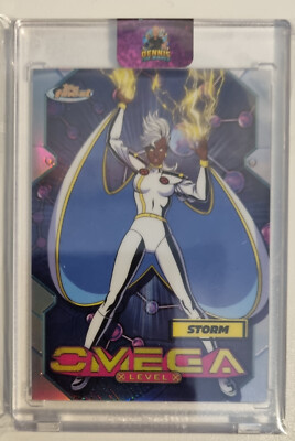 #0-1 Storm Omega Case hit Topps X-Men 97