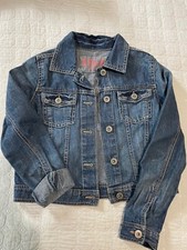 Girls MUDD Kohls Jean Denim Jacket Size Medium 10-12 Fourth of July 4th