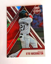 2017 Panini Elite Extra Edition Aspirations Red 45/150 #144, Kyri Washington
