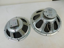2 1960s Vintage Allen 5560 Organ 8 Ohm 508 Speakers 15", 12"