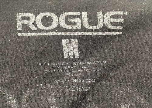 ROGUE Shirt Head Down Eyes Forward T-Shirt Women's Sz Medium Black Short Sleeve - Picture 8 of 8