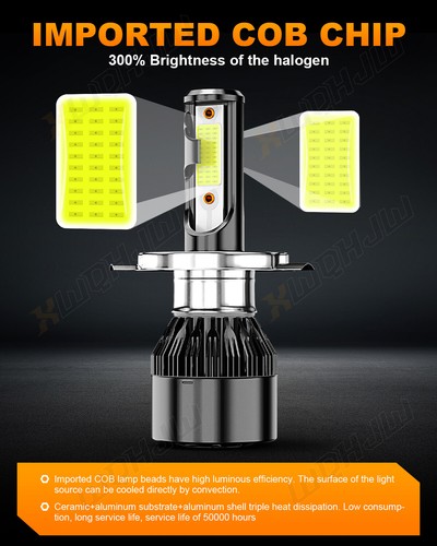 Faro LED blanco súper brillante bombillas de haz alto bajo para Toyota Tacoma 1997-2004 - Imagen 10 de 11