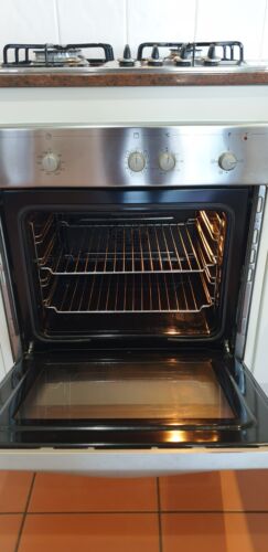 Kitchen cabinets and bench top w/ gas stove top, 2 ovens and 2 rangehoods - Picture 7 of 16