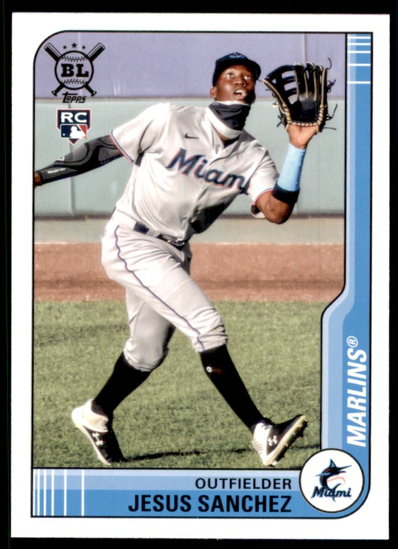 2021 Topps Big League Jesus Sanchez Rookie Miami Marlins #123 | eBay