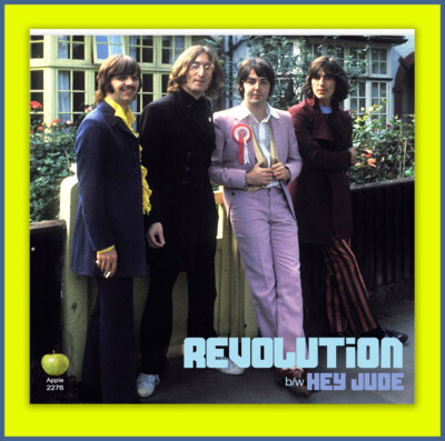 The Beatles- Hey Jude b/w Revolution 45 Pic Sleeve #1- No Record