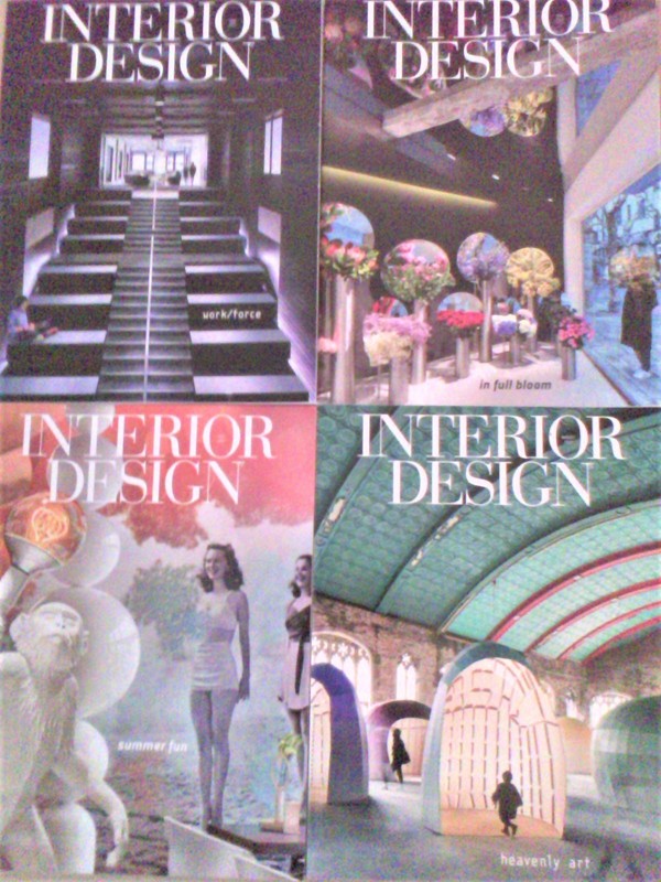 INTERIOR DESIGN MAGAZINE Lot 2 Issues July 2017 - Aug 2017