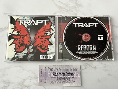 Trapt Reborn CD ORIGINAL 2013 Crash Collide CC337-2 BONUS TRACKS! w/Ticket Stub!