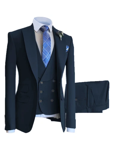Men’s Suit 3 Piece White Meeting Party Wedding Business Formal Occasions - Picture 21 of 44