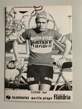 CARTE PHOTO PROMO SHIMANO CLAEYS FLANDRIA MERLIN PLAGE - RAF COENE