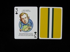 Verne Lewellen Green Bay Packers "3 of Clubs"  Hero Decks Playing Card