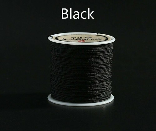 50M/Roll Cord Sash Woven Rope Threads Chinese Knot Beading Weave Jewelry String - Picture 7 of 21