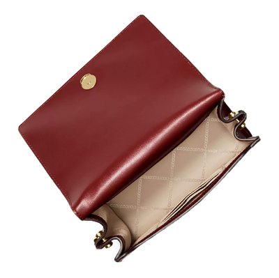 Michael Kors Hayden Brandy Embossed Leather Medium Pocket  