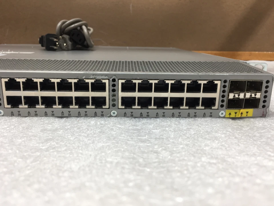 Cisco Nexus N2K-C2248TP-E-1GE 48-Port 1000BASE-T Fabric Extender Switch Dual PSU - Image 3 of 4