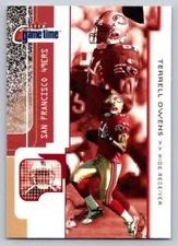 2001 Fleer Game Time #8 Terrell Owens San Francisco 49ers
