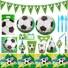 Cool Football Balloon Sports Birthday Party Backdrop Banner Balloon Tableware