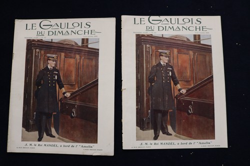1910 LE GAULOIS DU DIMANCHE ILLUSTRATED MAGAZINE - FRENCH - LOT OF 11 - O 3615 - Picture 5 of 8