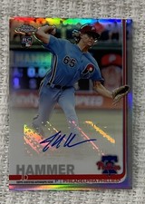 JD Hammer 2019 Topps Chrome Update RC Auto Phillies