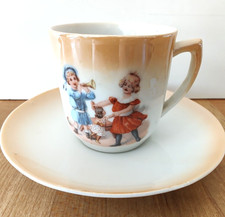 Vintage Made in Germany - Children Playing Cup and Saucer