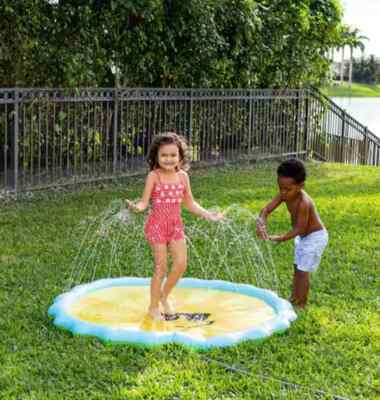 PoolCandy - Good Vibes Sunshine Splash Pad 60'' Wide