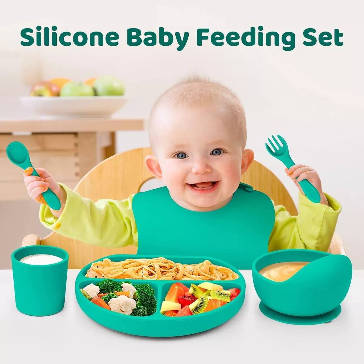 Baby Weaning Supplies for Toddlers Ziza Silicone Baby Solid