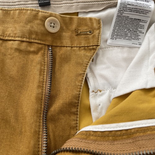 Banana Republic Aiden Pigment Slim Pantalones | Color Mostaza Tamaño 33X30 100% Algodón - Imagen 8 de 12