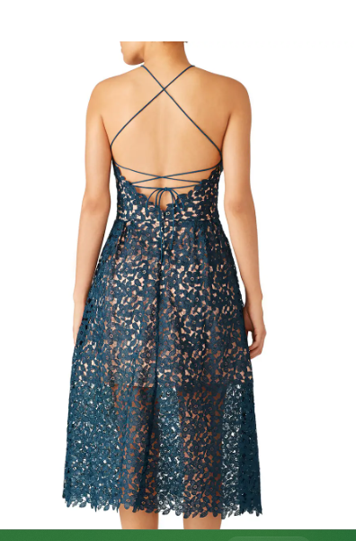 laundry white lace dress Liliana Lace Mini Dress