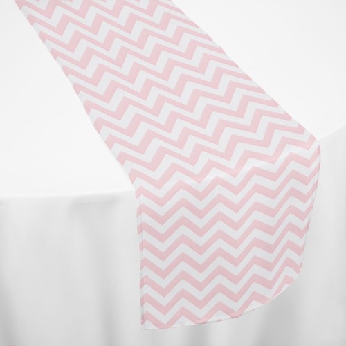 Table Runner Chevron Polyester 14x108" By Broward Linens (Variety Of Colors) - Picture 8 of 10