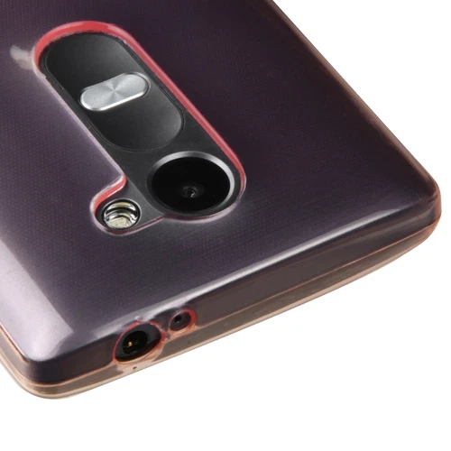 Funda Brillante TPU Suave Oro Rosa Caramelo para LG Leon Power Destiny L21G L22C Foto 3 de 4