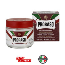 Proraso Red Pre-Shave Cream with Sandalwood Oil and Shea Butter 100ml