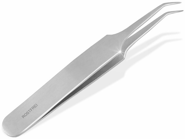 Zeckenpinzette Zeckenzange Nur 8 Cm Zeckenentferner Zecken-Schutz Aus Edelstahl-image