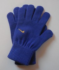 Nike Knit Swoosh Gloves 2.0 YOUTH Lapis/Yellow Ochre L/XL