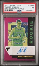 2022 PANINI CHRONICLES DRAFT PICKS FLUX RC AUTOS WALKER KESSLER 1/25 PSA 7 AUTO