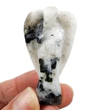 White Moonstone Polished Angel India 22.4 grams