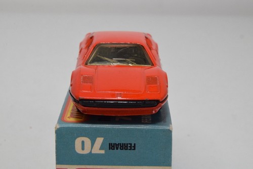 B58 1:55 3INCH 3 INCH MATCHBOX LESNEY SUPERFAST 70 FERRARI 308 GTB RED MIB - Bild 5 von 16