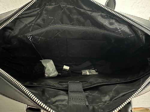 Michael Kors Men's/Unisex Black Varick Large Leather Briefcase/Computer Bag NWT - Picture 15 of 16